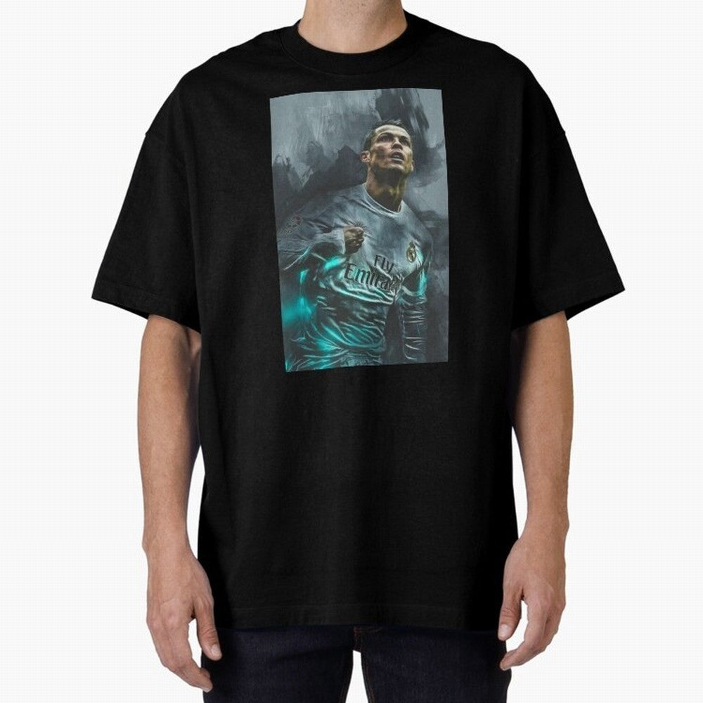 Cristiano Ronaldo iPhone Case Oversized T-Shirt Celebrate Every Goal in FIFA World Cup 2026 Spirit, Capturing England and Germany, Cristiano Ronaldo, Fan Favorite Moments, National Team Passion, Big Match Drama and Soccer History; Made for