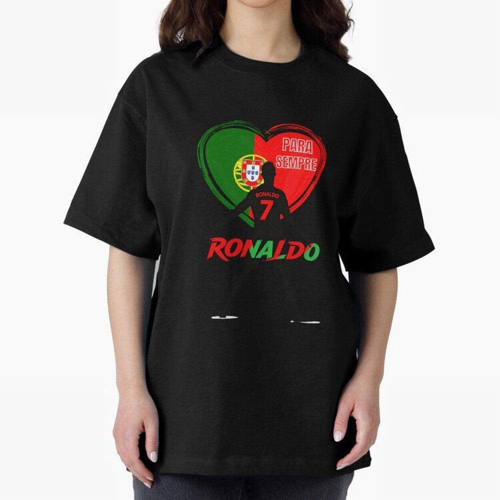Love Cristiano Ronaldo Oversized T-Shirt Bring World Football Passion into FIFA World Cup 2026 Filled with Neymar, Spain and Netherlands Energy, Tournament Hype, Historic Matchups, Family Viewing Parties and Global Sports Pride; Great for Watch