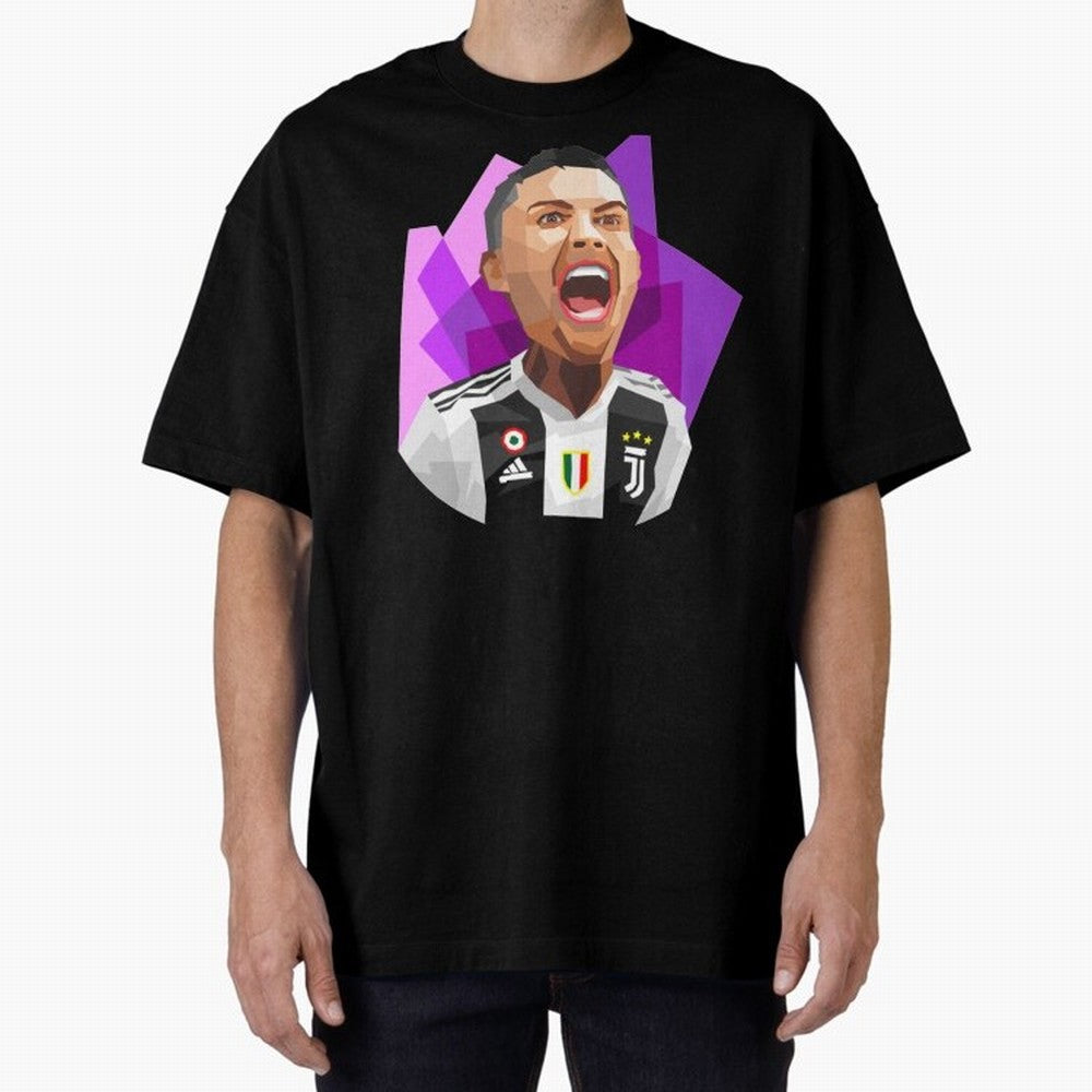 Cristiano Ronaldo Amazing Ronaldo Oversized T-Shirt Enjoy Match Day Hype around FIFA World Cup 2026 Group Stage, Messi, CR7 and Mbappe, Netherlands, Global Supporter Spirit, Legendary Goals, National Colors and Tournament Celebration; Perfect for