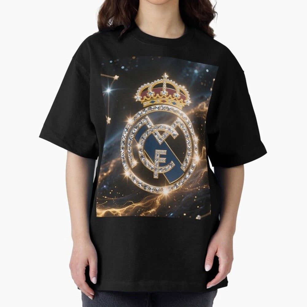 Bernab¨¦u Oversized T-Shirt Join the Global Buzz around Match Day Hype around FIFA World Cup 2026 Group Stage, Cristiano Ronaldo, Spain, Classic Soccer Heritage, Championship Pressure, Fan Loyalty and International Pride; Made for Collectors Who