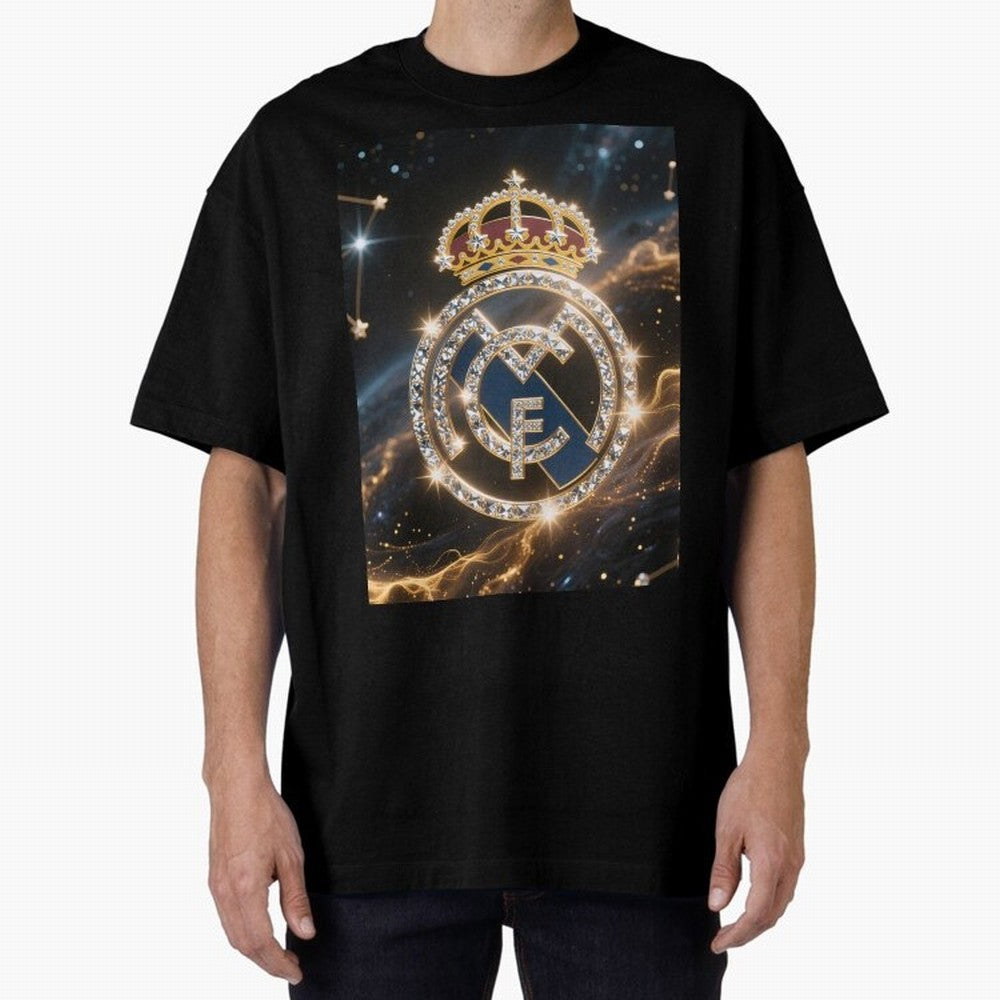 Bernab¨¦u Oversized T-Shirt Join the Global Buzz around Match Day Hype around FIFA World Cup 2026 Group Stage, Cristiano Ronaldo, Spain, Classic Soccer Heritage, Championship Pressure, Fan Loyalty and International Pride; Made for Collectors Who