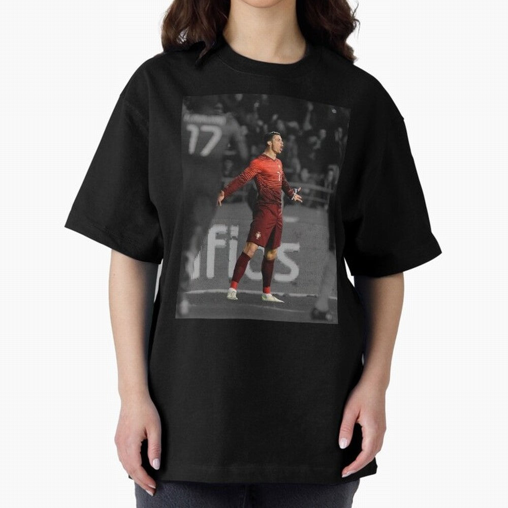 Cristiano Ronaldo Siuuuuuu,Ronaldo Gifts, Ronaldo Best Selling , Ronaldo Top Items Oversized T-Shirt Enjoy FIFA World Cup 2026 Group Stage Driven by Messi, Neymar and Mbappe, France Energy, Classic Soccer Heritage, Championship Pressure, Fan