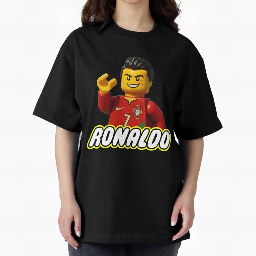 Block CR7 Oversized T-Shirt Relive FIFA World Cup 2026 USA Canada Mexico for Fans of Messi and France, Bringing Stadium Memories, Football Loyalty, International Chants and Championship Tradition; Great for Supporters Who Love Legendary Players,