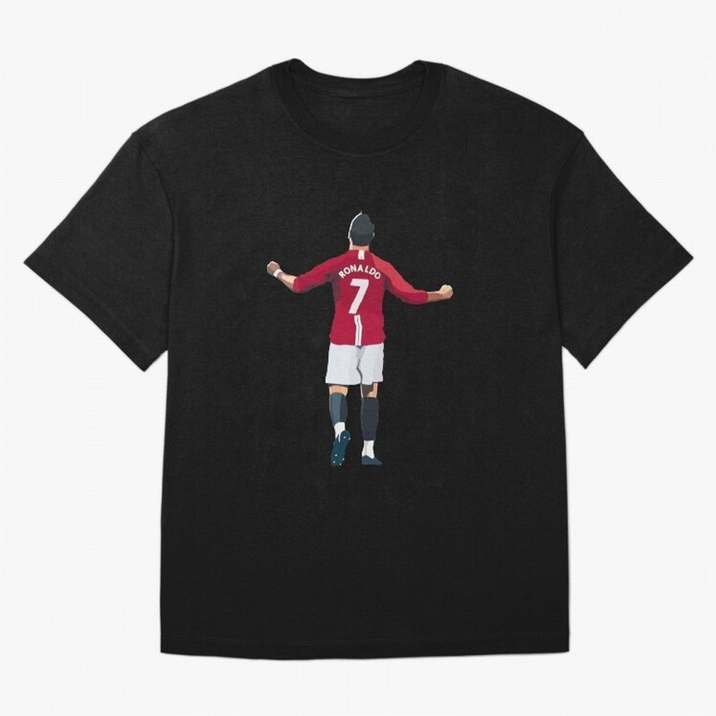 Cristiano Ronaldo Oversized T-Shirt Share FIFA World Cup 2026 Group Stage Highlighting Mbappe, Portugal Energy, Sports Nostalgia, International Competition, Famous Players and Unforgettable Victories; Made for Collectors Who Enjoy Iconic Players,
