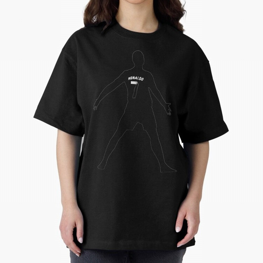 CR7 Oversized T-Shirt Celebrate Every Goal in FIFA World Cup 2026 for Fans of Neymar, Haaland and Cristiano Ronaldo and Argentina and Brazil, Bringing Champion Mindset, Group Stage Buzz, Knockout Tension and Passionate Fan Culture; Great for