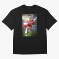 Cristiano Ronaldo Manchester United 4 Oversized T-Shirt Honor Football Greatness during FIFA World Cup 2026 Group Stage for Fans of Mbappe and England, Bringing Retro Football Energy, Iconic Rivalries, Trophy Chase Drama and Stadium Atmosphere;
