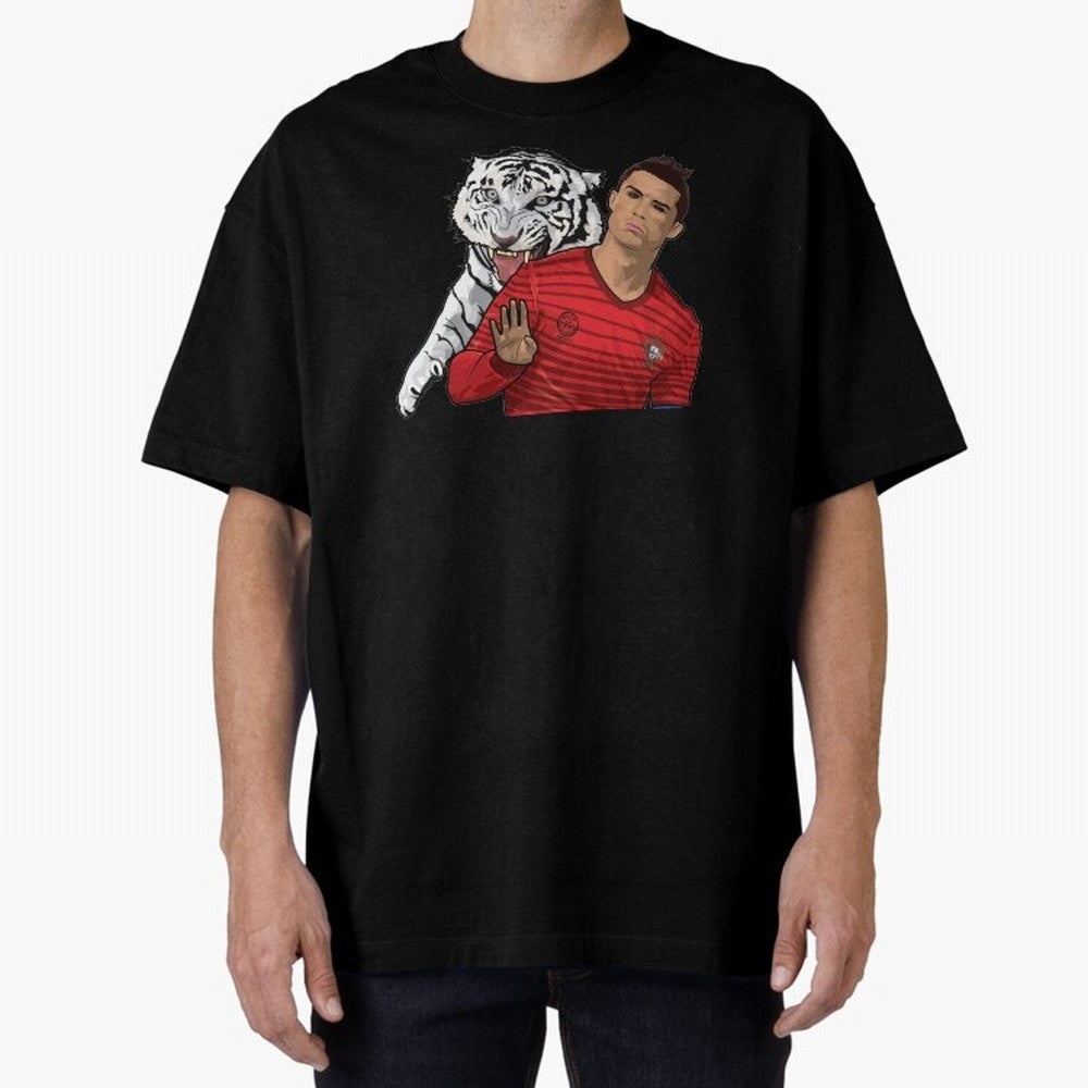 Cristiano Ronaldo Oversized T-Shirt Experience the Global Stage of the FIFA World Cup 2026 Group Stage Journey through Neymar Highlights, England and Germany Pride, Game Day Rituals, Football Legends, Country Pride and the Road to the Final; Built