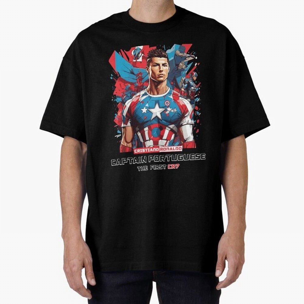 Cristiano Ronaldo Captain Portuguese Oversized T-Shirt Celebrate the Next Chapter of the FIFA World Cup 2026 Journey through Mbappe and Neymar Highlights, Brazil Pride, Champion Mindset, Group Stage Buzz, Knockout Tension and Passionate Fan