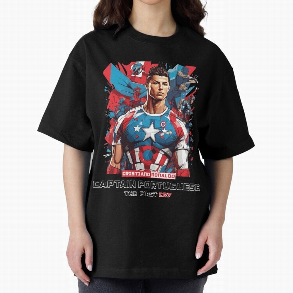 Cristiano Ronaldo Captain Portuguese Oversized T-Shirt Celebrate the Next Chapter of the FIFA World Cup 2026 Journey through Mbappe and Neymar Highlights, Brazil Pride, Champion Mindset, Group Stage Buzz, Knockout Tension and Passionate Fan