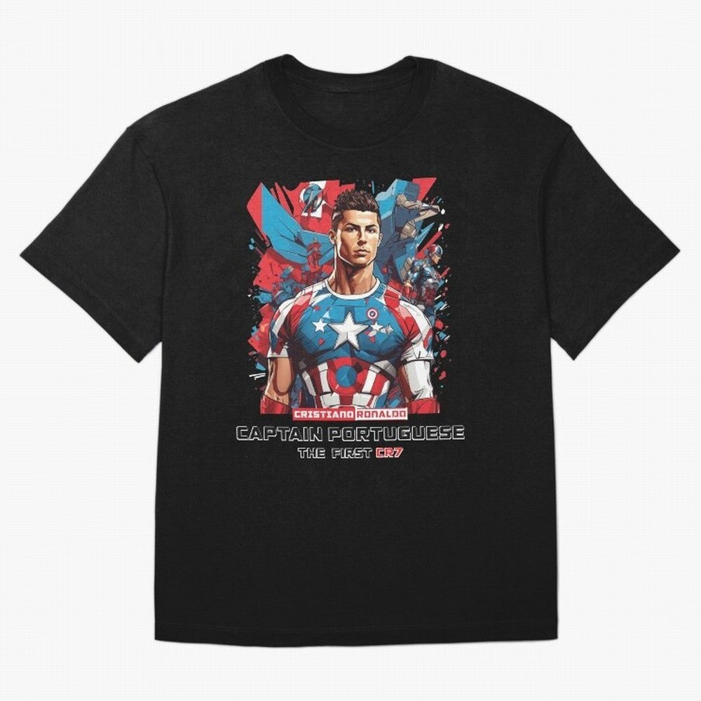 Cristiano Ronaldo Captain Portuguese Oversized T-Shirt Celebrate the Next Chapter of the FIFA World Cup 2026 Journey through Mbappe and Neymar Highlights, Brazil Pride, Champion Mindset, Group Stage Buzz, Knockout Tension and Passionate Fan