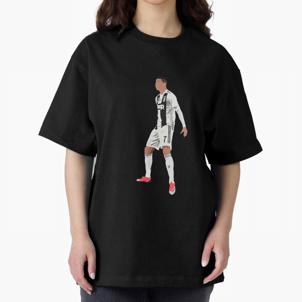 Cristiano Ronaldo Oversized T-Shirt Bring Supporter Culture to the FIFA World Cup 2026 Journey through Neymar Highlights, France and Portugal Pride, Football Festival Excitement, Trophy Ambitions, Country Rivalries and Star Player Buzz; Great for