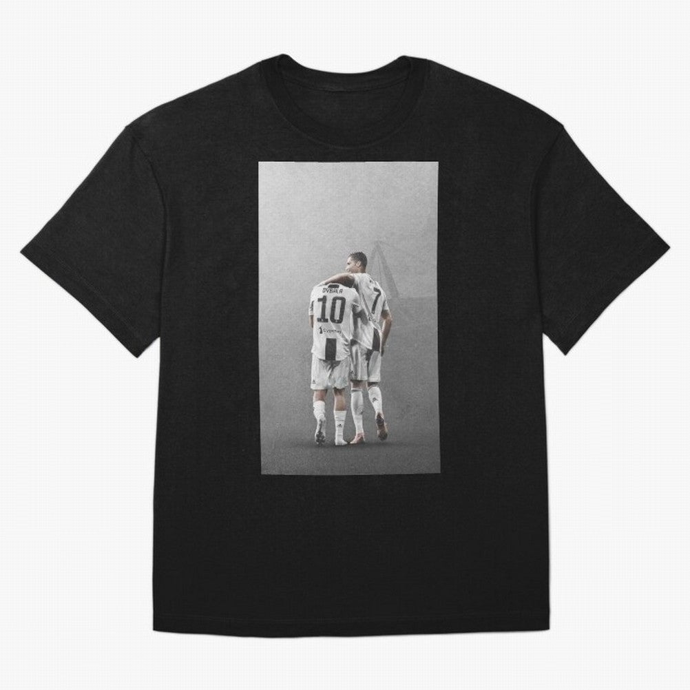 ronaldo with paulo dybala Oversized T-Shirt Back the Journey through Match Day Hype around FIFA World Cup 2026 Group Stage, CR7, England, Vintage Soccer Flavor, Modern Football Stars, National Flags and Final Night Emotion; Built for Supporters