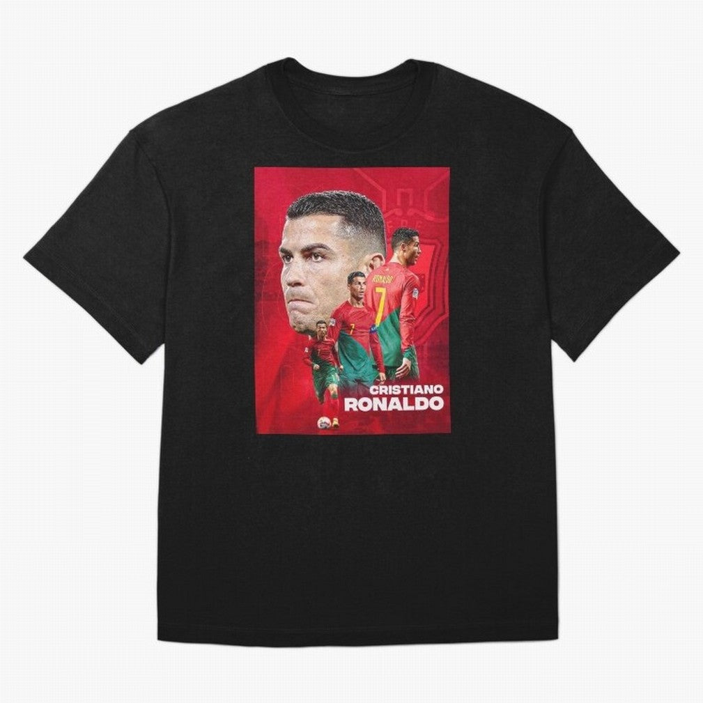 CRISTIANO RONALDO WORLD CUP 2022 Oversized T-Shirt Build the FIFA World Cup 2026 Group Stage Journey through Neymar, Haaland and Cristiano Ronaldo Highlights, England Pride, Goal Celebration Energy, Supporter Heritage, Football Icons and Worldwide