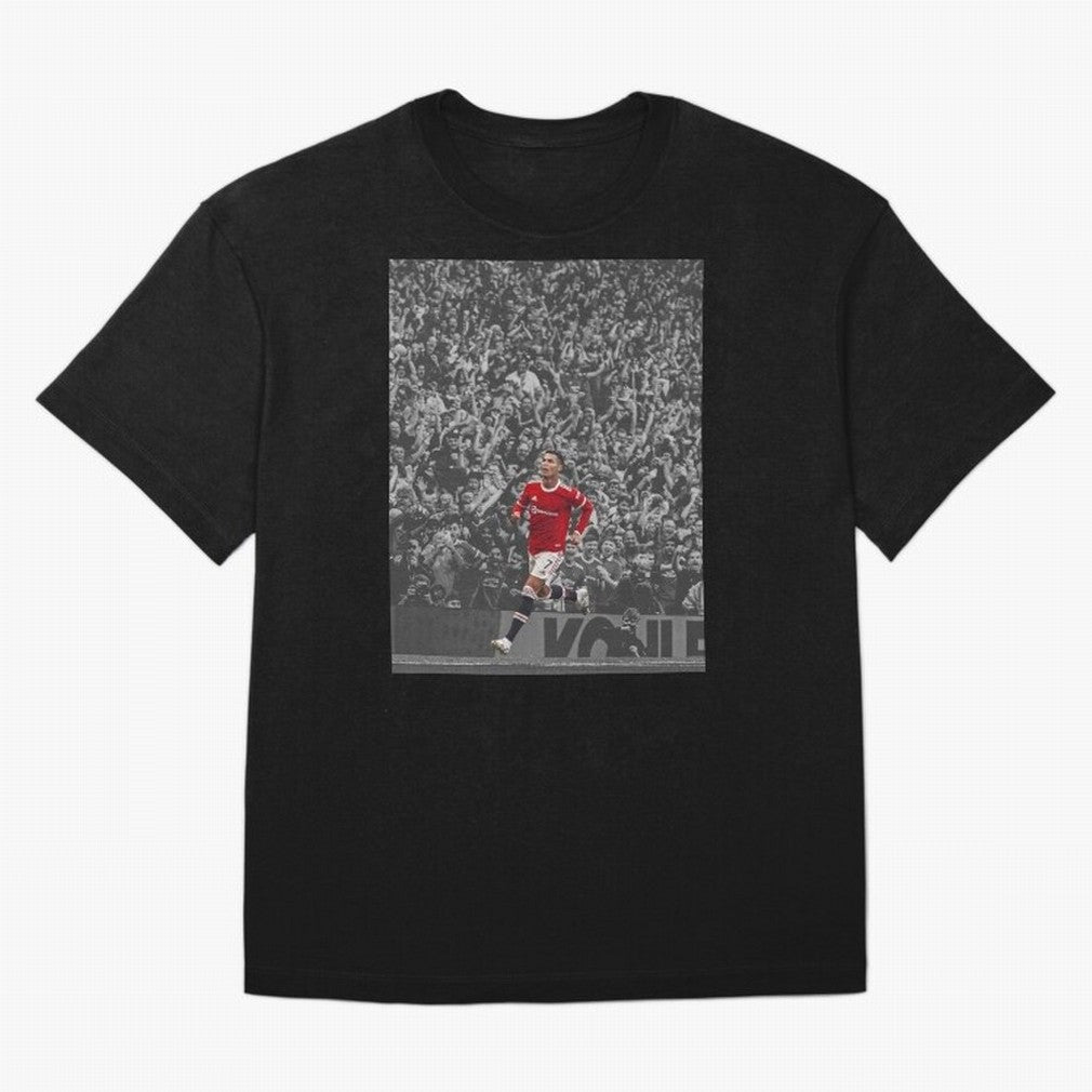 Ronaldo Cr7 Highlights Moment Manchester,Ronaldo Gifts,Ronaldo Cover,Ronaldo Prints Oversized T-Shirt Enjoy Match Day Hype around FIFA World Cup 2026 Group Stage, Cristiano Ronaldo, France and Portugal, Football History, Final Match Energy, Crowd