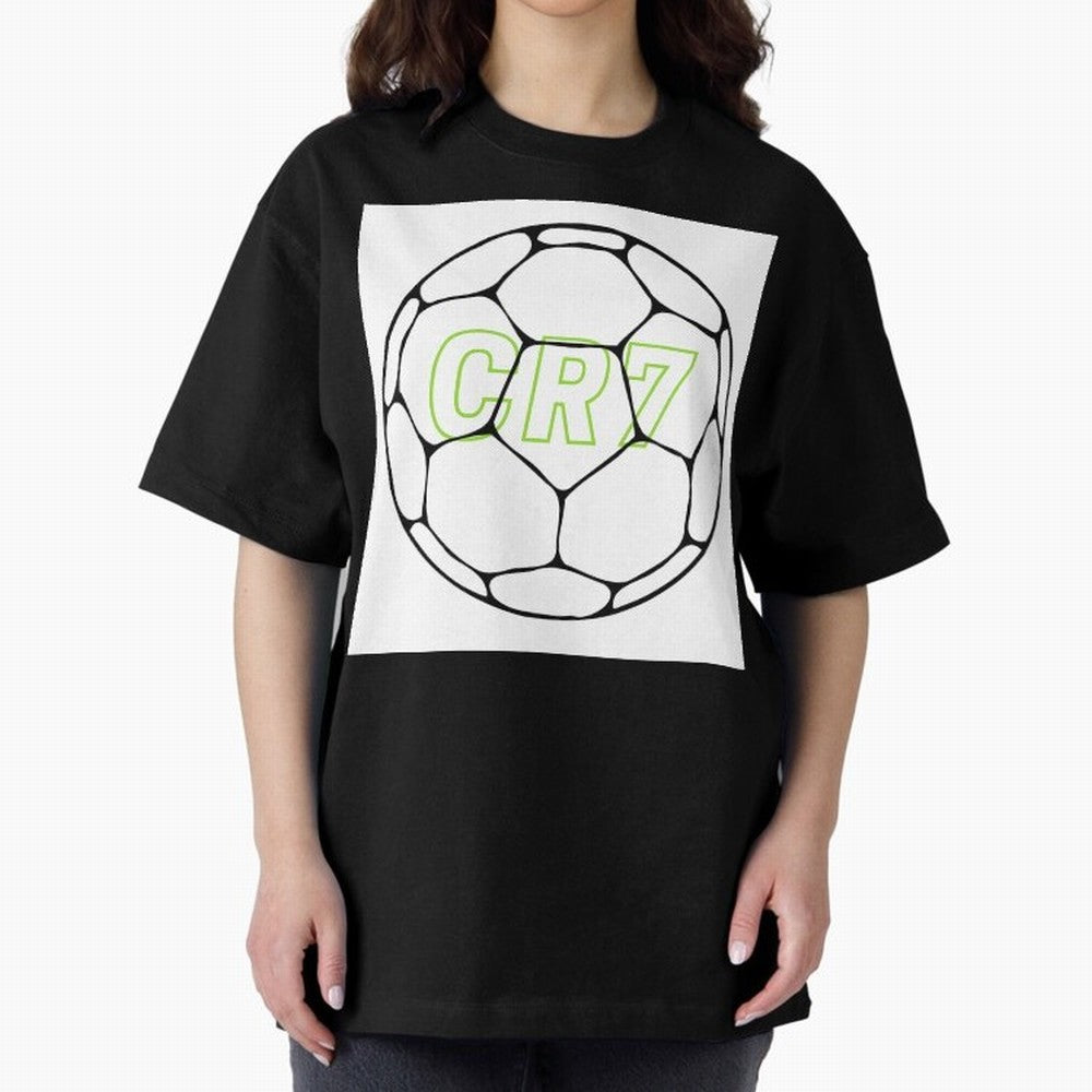 Cristiano Ronaldo ( CR7 ) Oversized T-Shirt Share Global Football Passion for FIFA World Cup 2026 USA Canada Mexico, Driven by Haaland, Netherlands, Championship Spirit, Famous Goals, Roaring Crowds and International Football Unity; Perfect for