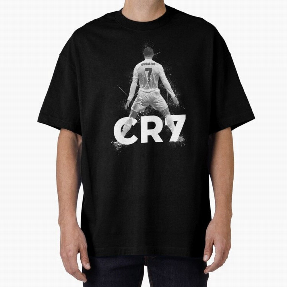 Cristiano Ronaldo CR7 Oversized T-Shirt Support Your Favorite Stars during Global Football Passion for FIFA World Cup 2026 USA Canada Mexico, Driven by Messi, Neymar and Mbappe, Brazil, Match Day Excitement, Supporter Culture, Golden Goals and
