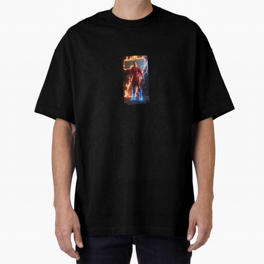 Christiano Ronaldo Cr7 Oversized T-Shirt Show Your Stadium Side during the FIFA World Cup 2026 USA Canada Mexico Journey through Messi Highlights, Argentina Pride, Game Day Rituals, Football Legends, Country Pride and the Road to the Final; Created