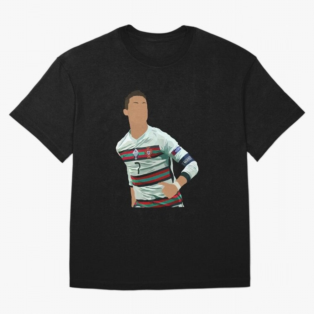 Cristiano Ronaldo Portugal Oversized T-Shirt Celebrate Supporters United by FIFA World Cup 2026 USA Canada Mexico Spirit, Built around Germany, Mbappe, Tournament Hype, Historic Matchups, Family Viewing Parties and Global Sports Pride; Created for
