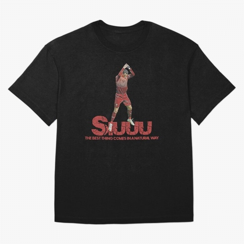 Cr7 Ronaldo Siuuu Oversized T-Shirt Bring a Champion Mindset to FIFA World Cup 2026 Group Stage Spirit, Capturing Spain, Cristiano Ronaldo, Haaland and CR7, Champion Mindset, Group Stage Buzz, Knockout Tension and Passionate Fan Culture; Great for