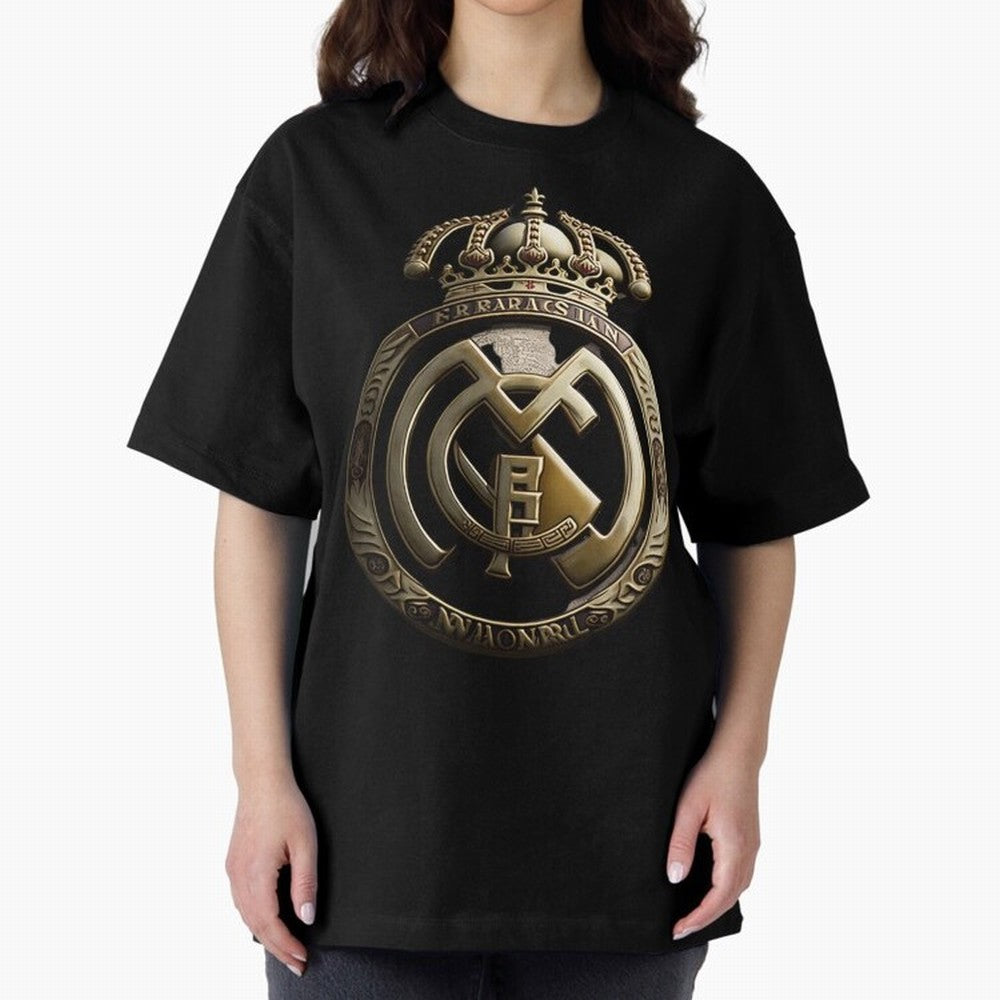 Madrid Oversized T-Shirt Carry Global Football Passion for FIFA World Cup 2026, Celebrating CR7 and Messi, France and Portugal, Vintage Soccer Flavor, Modern Football Stars, National Flags and Final Night Emotion; Made for Die Hard Supporters,