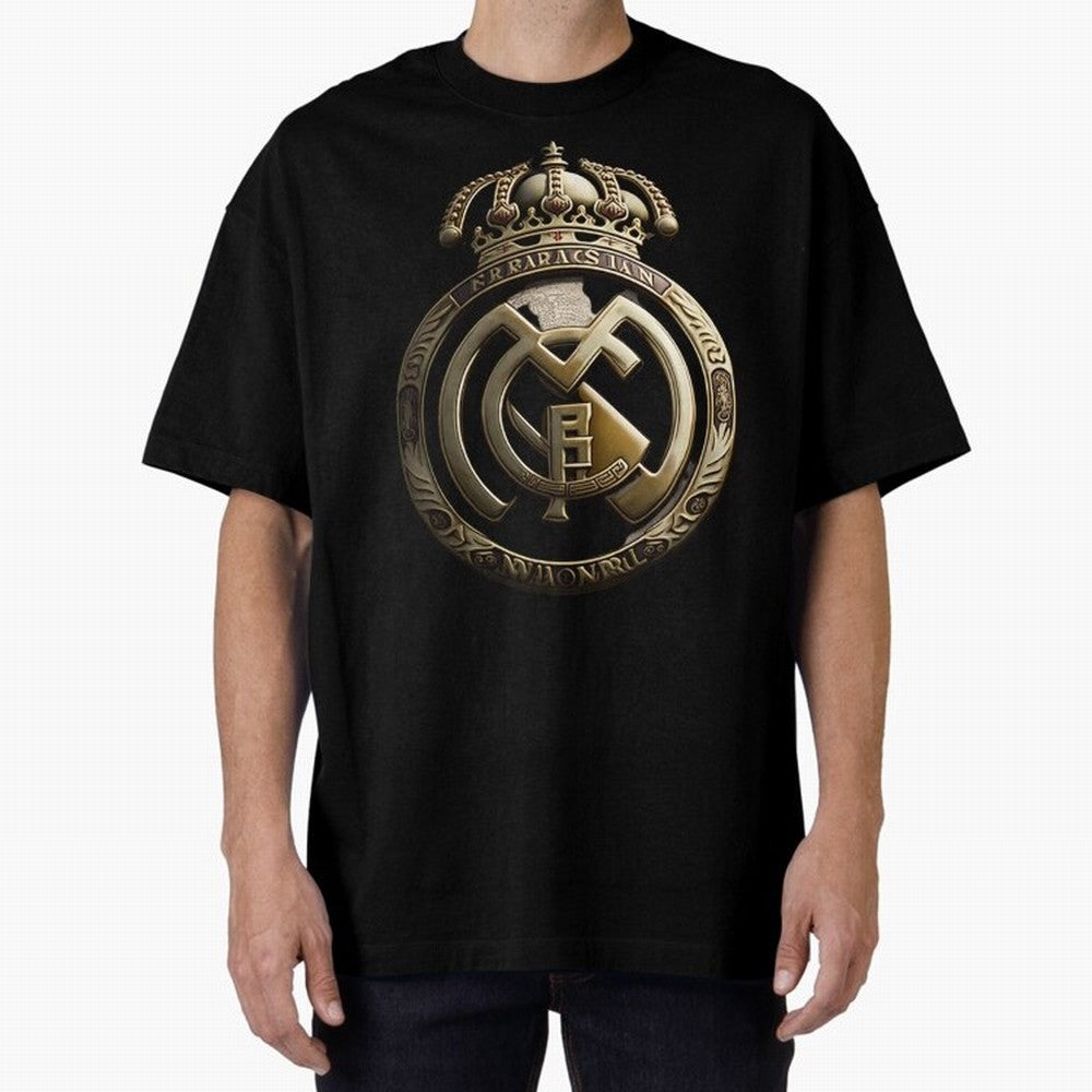 Madrid Oversized T-Shirt Carry Global Football Passion for FIFA World Cup 2026, Celebrating CR7 and Messi, France and Portugal, Vintage Soccer Flavor, Modern Football Stars, National Flags and Final Night Emotion; Made for Die Hard Supporters,