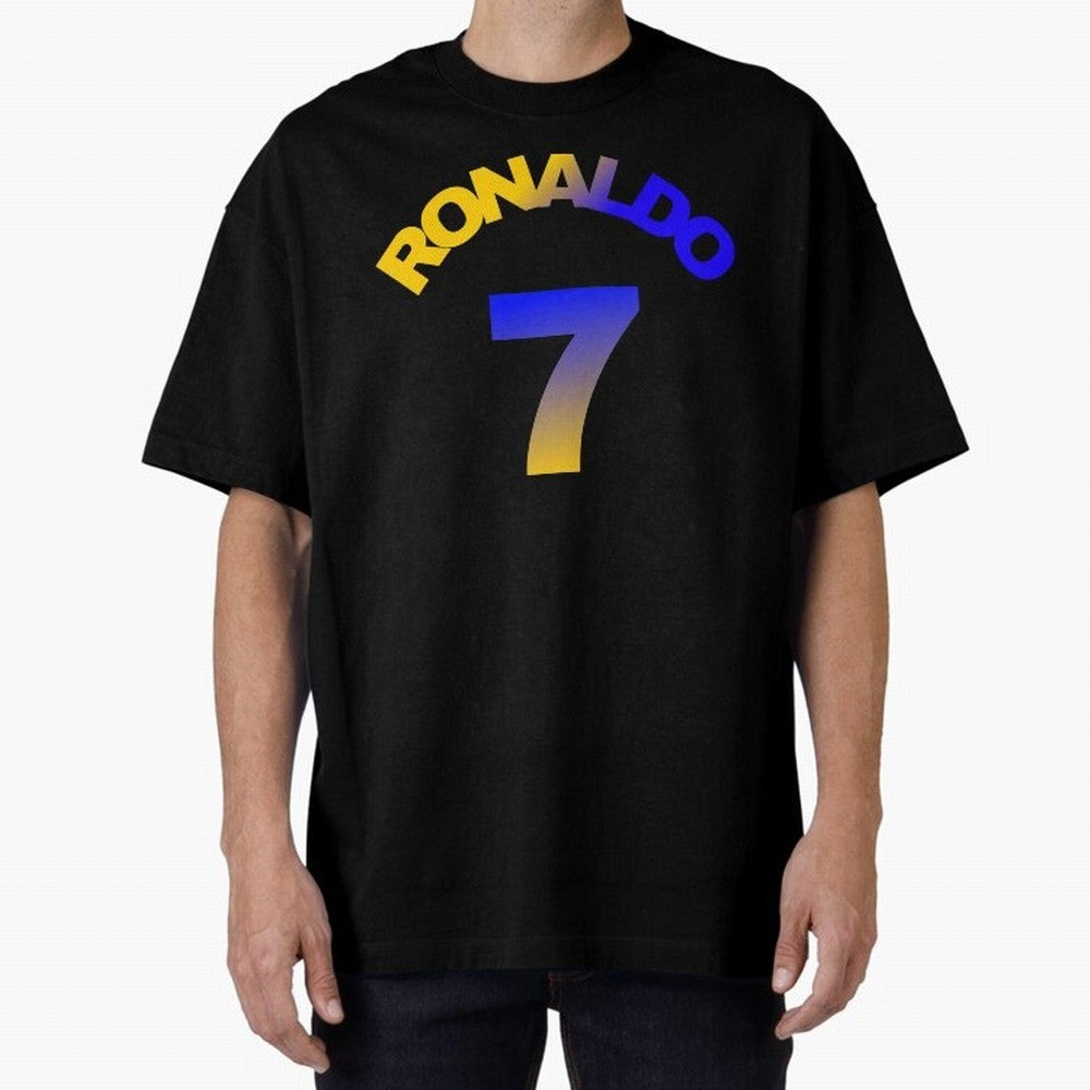 Cristiano Ronaldo Manchester United Oversized T-Shirt Bring a Champion Mindset to Global Football Passion for FIFA World Cup 2026 USA Canada Mexico, Highlighting CR7, France and Portugal, Supporter Pride, Iconic Celebrations, Legendary Names and