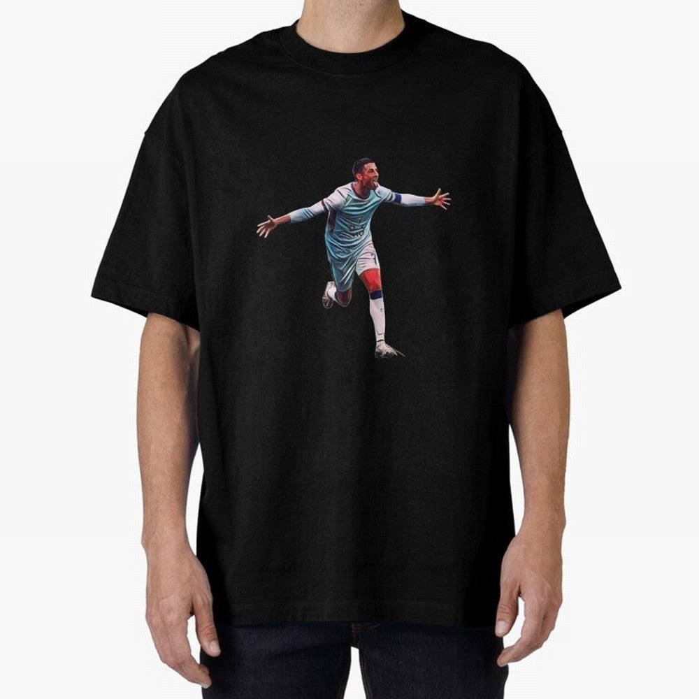 other celebration from the goat Oversized T-Shirt Keep the Match Day Mood of FIFA World Cup 2026 USA Canada Mexico Spirit, Centered on Brazil, Neymar, Championship Spirit, Famous Goals, Roaring Crowds and International Football Unity; Perfect for