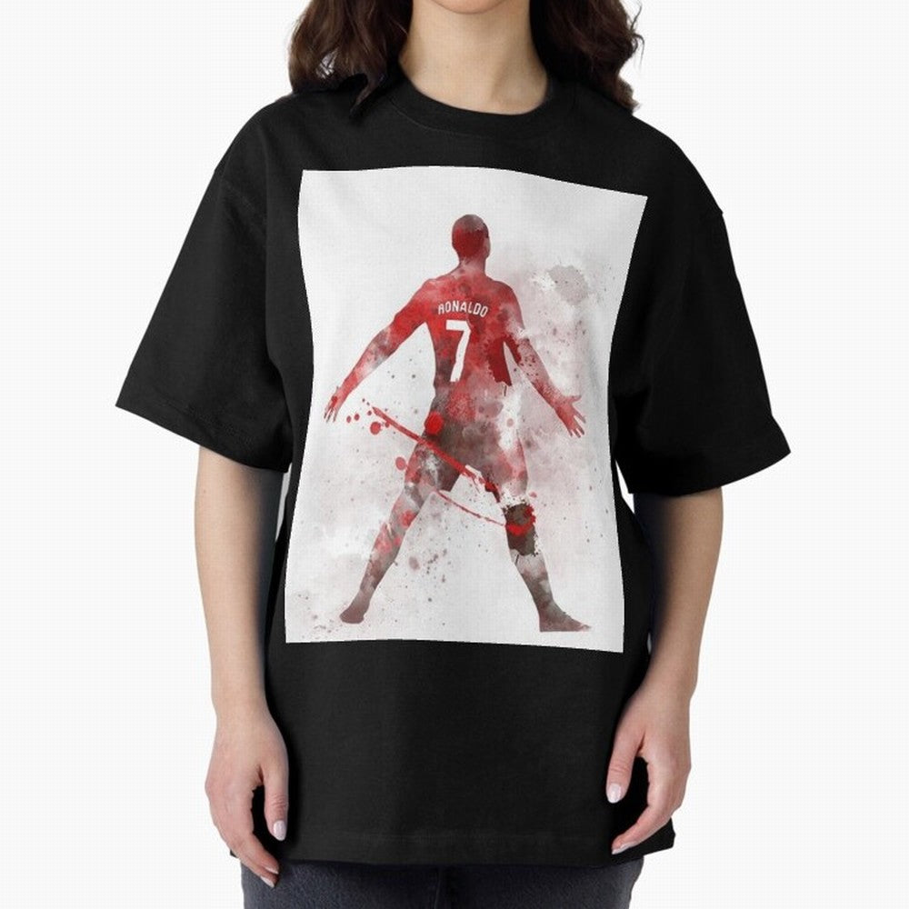 Cristiano Ronaldo Oversized T-Shirt Relive the Noise and Pride of FIFA World Cup 2026 Group Stage Spirit, Celebrating Netherlands, Neymar, Haaland and Cristiano Ronaldo, Match Day Excitement, Supporter Culture, Golden Goals and Global Football