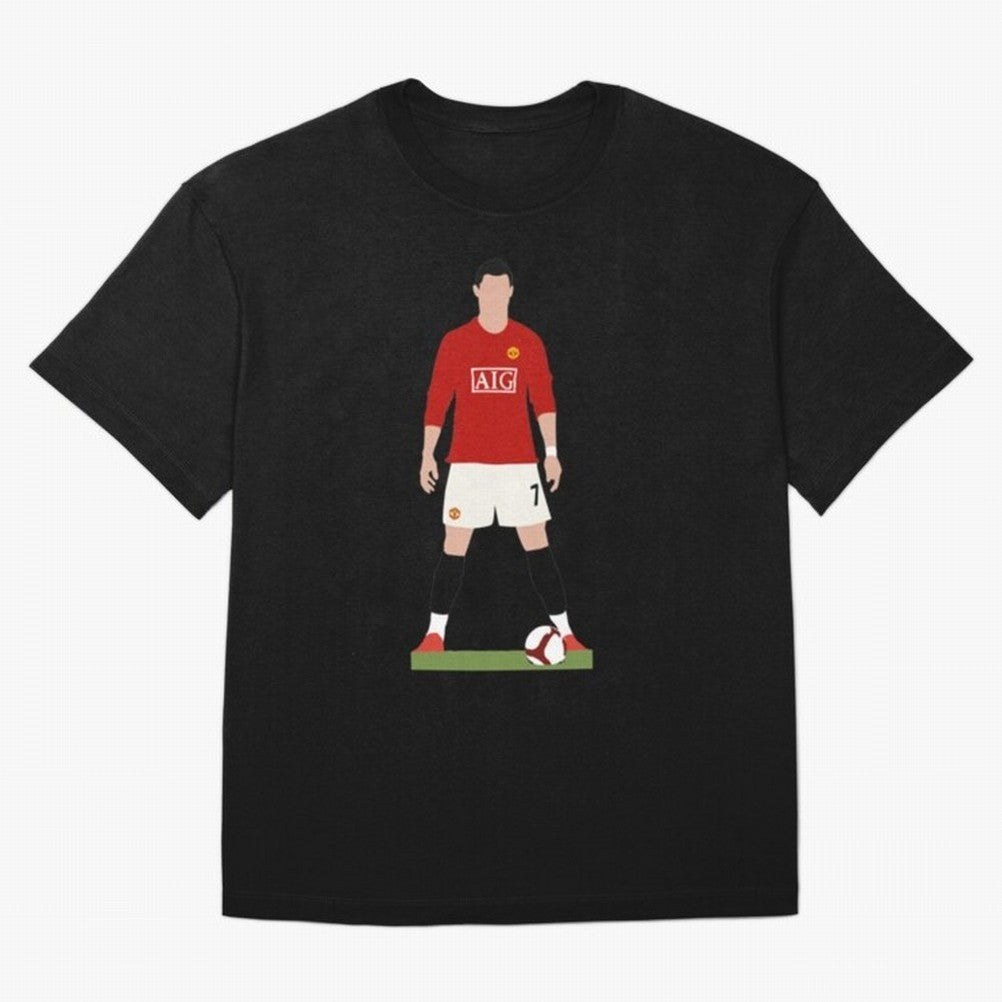 Cristiano Ronaldo Oversized T-Shirt Celebrate Every Goal in Match Day Hype around FIFA World Cup 2026 USA Canada Mexico, Messi, Neymar and Mbappe, Spain and Netherlands, Supporter Pride, Iconic Celebrations, Legendary Names and Global Match Day