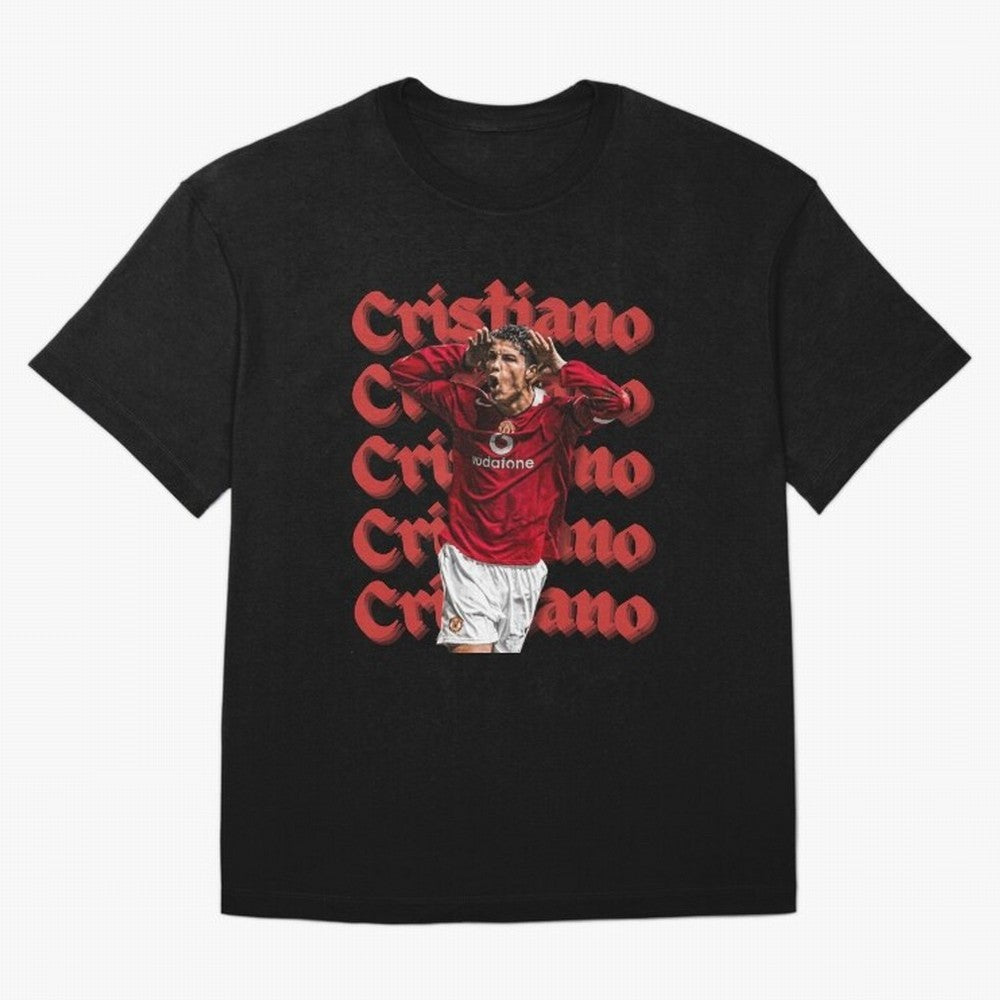 CR7 Oversized T-Shirt Celebrate Soccer Greatness during Global Football Passion for FIFA World Cup 2026, Filled with Messi, England and Germany, Stadium Chants, National Pride, Trophy Dreams and Unforgettable Football Memories; Perfect for