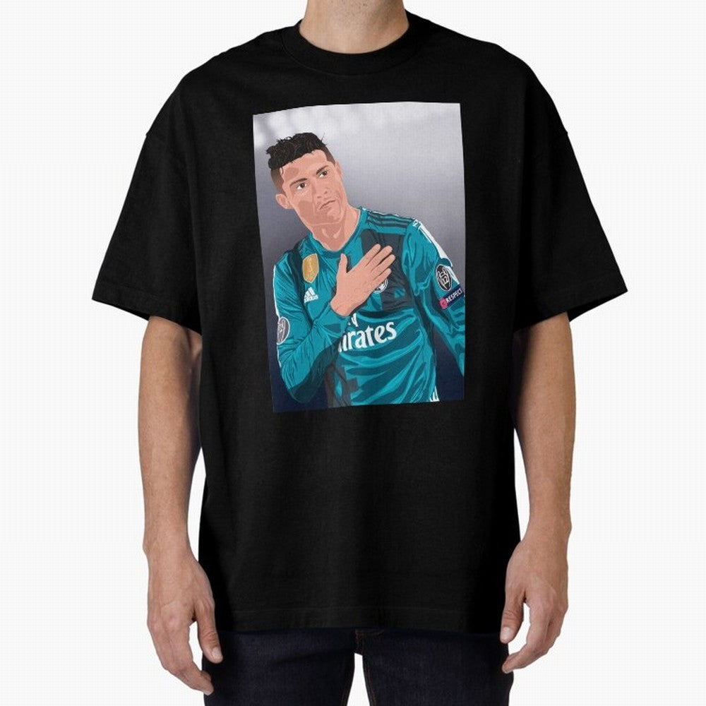 Cristiano Ronaldo Oversized T-Shirt Discover FIFA World Cup 2026 Spirit, Made for Spain and Netherlands, Messi and Cristiano Ronaldo, Stadium Chants, National Pride, Trophy Dreams and Unforgettable Football Memories; Built for Supporters Chasing