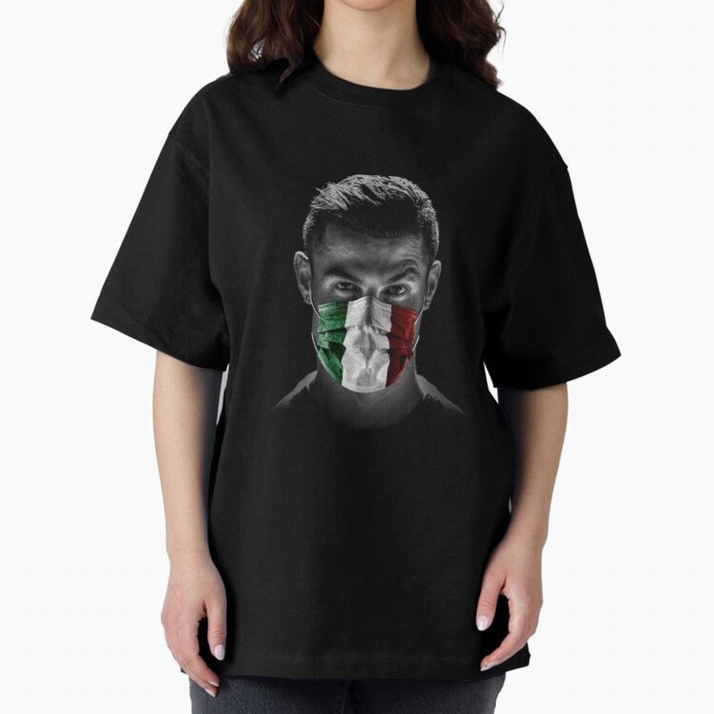 Cristiano Ronaldo Oversized T-Shirt Show Fan Pride Across FIFA World Cup 2026 Group Stage for Fans of Messi and Spain and Netherlands, Bringing Global Supporter Spirit, Legendary Goals, National Colors and Tournament Celebration; Ideal for Football