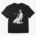 C Ronaldo Wpap Pop Art Oversized T-Shirt Share the Excitement of Match Day Hype around FIFA World Cup 2026, CR7, Portugal, Goal Celebration Energy, Supporter Heritage, Football Icons and Worldwide Tournament Joy; Ideal for Fans Who Follow Messi,