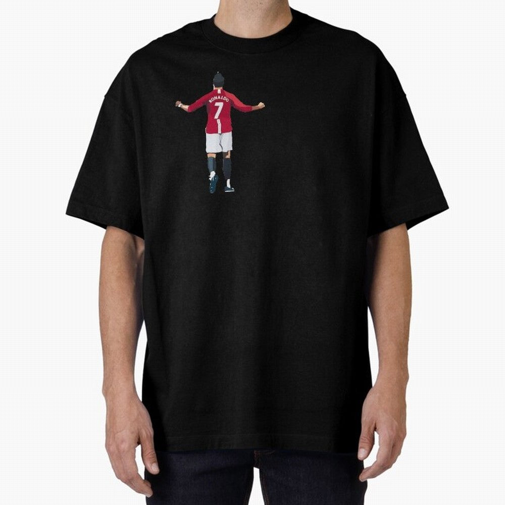 Cristiano Ronaldo CR7 Oversized T-Shirt Mark FIFA World Cup 2026 Spirit, Inspired by Brazil, Portugal and Argentina, Haaland, Classic Soccer Heritage, Championship Pressure, Fan Loyalty and International Pride; Made for Die Hard Supporters, Soccer