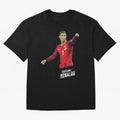 Ronaldo Cristiano Ronaldo Lowpoly Art Oversized T-Shirt Bring a Champion Mindset to Match Day Hype around FIFA World Cup 2026 USA Canada Mexico, CR7 and Messi, Germany, Football History, Final Match Energy, Crowd Noise and Once in a Lifetime
