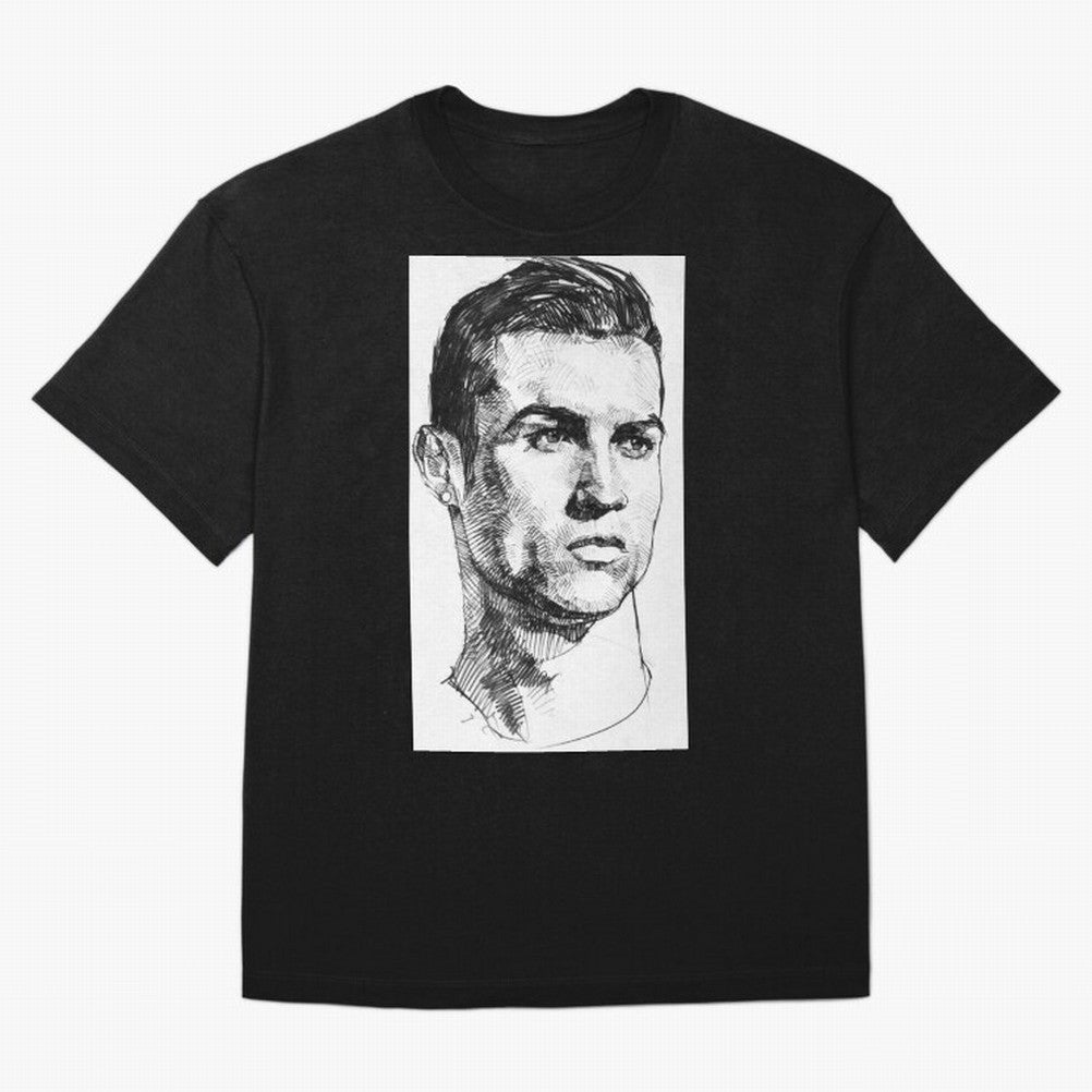Cristiano Ronaldo CR7 Oversized T-Shirt Celebrate Fan Culture around FIFA World Cup 2026 USA Canada Mexico Spirit, Centered on Argentina and Brazil, Cristiano Ronaldo, Championship Spirit, Famous Goals, Roaring Crowds and International Football