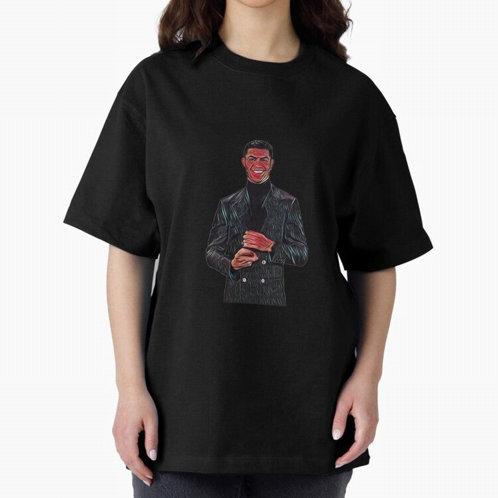 a nice smile from the goat Oversized T-Shirt Relive FIFA World Cup 2026 for Fans of Haaland and France, Bringing Retro Football Energy, Iconic Rivalries, Trophy Chase Drama and Stadium Atmosphere; Great for Supporters Who Love Legendary Players,