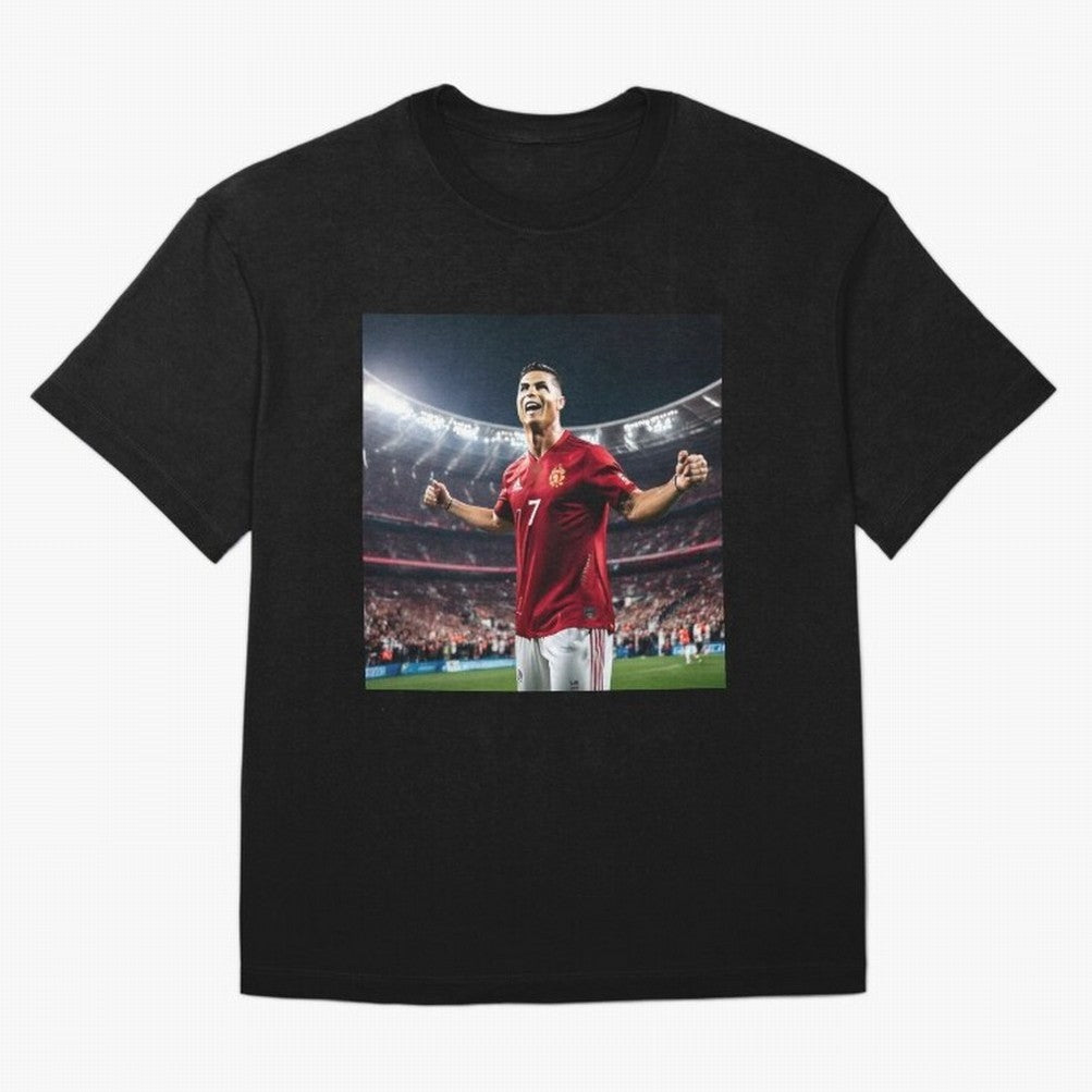 cristiano ronaldo celebrates goal Oversized T-Shirt Bring Supporter Culture to Match Day Hype around FIFA World Cup 2026, Messi, Neymar and Mbappe, France and Portugal, Fan Favorite Moments, National Team Passion, Big Match Drama and Soccer