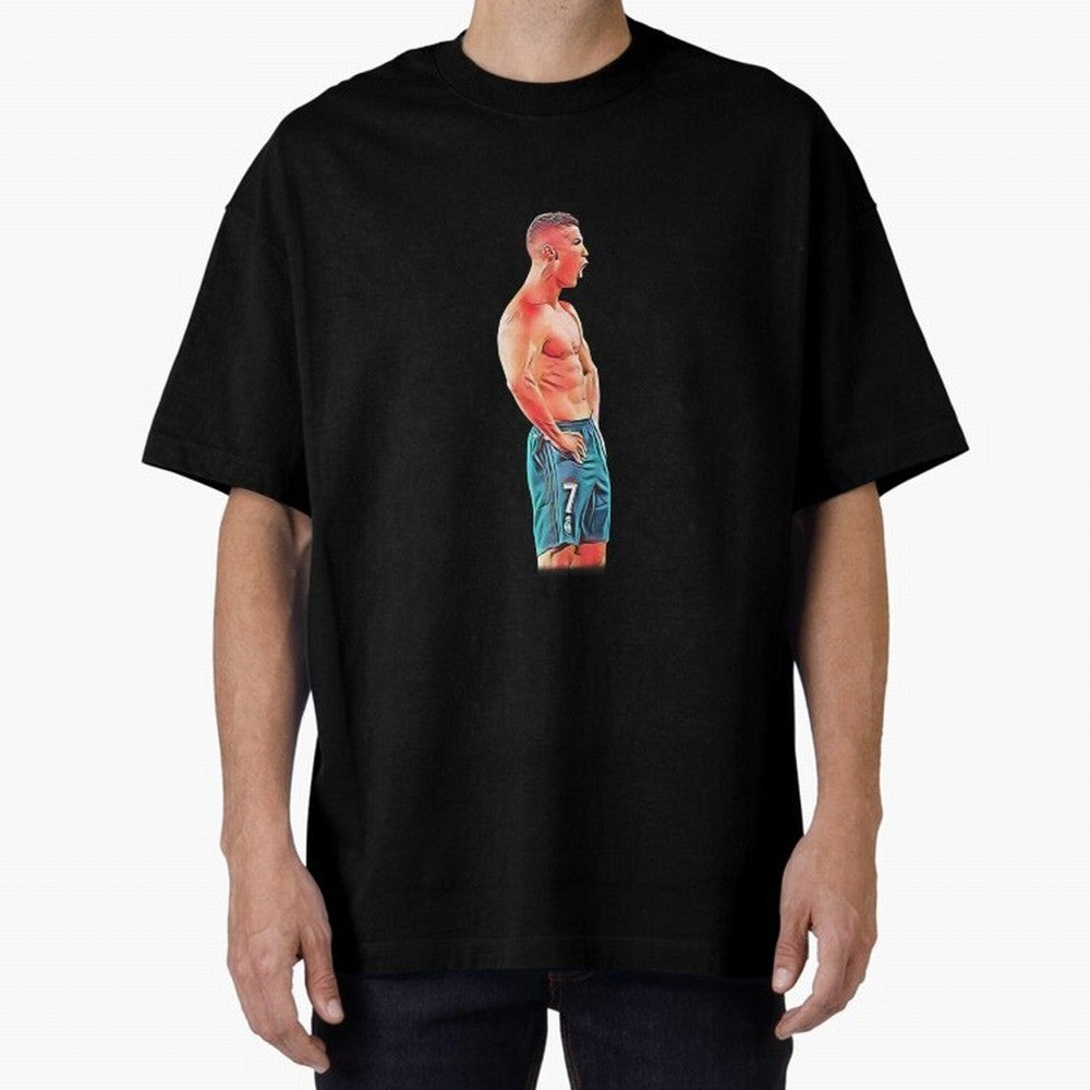 what a celebration by cristiano ronaldo Oversized T-Shirt Represent FIFA World Cup 2026 USA Canada Mexico Spirit, Built around Argentina and Brazil, Haaland and Mbappe, Game Day Rituals, Football Legends, Country Pride and the Road to the Final;