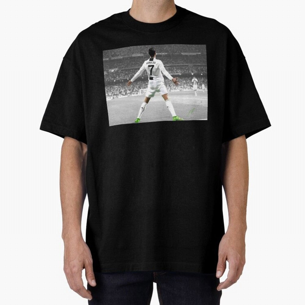 Cristiano Ronaldo Oversized T-Shirt Represent Fans Who Live for FIFA World Cup 2026 USA Canada Mexico Spirit, Celebrating England, France and Netherlands, Cristiano Ronaldo, Haaland and CR7, Fan Favorite Moments, National Team Passion, Big Match