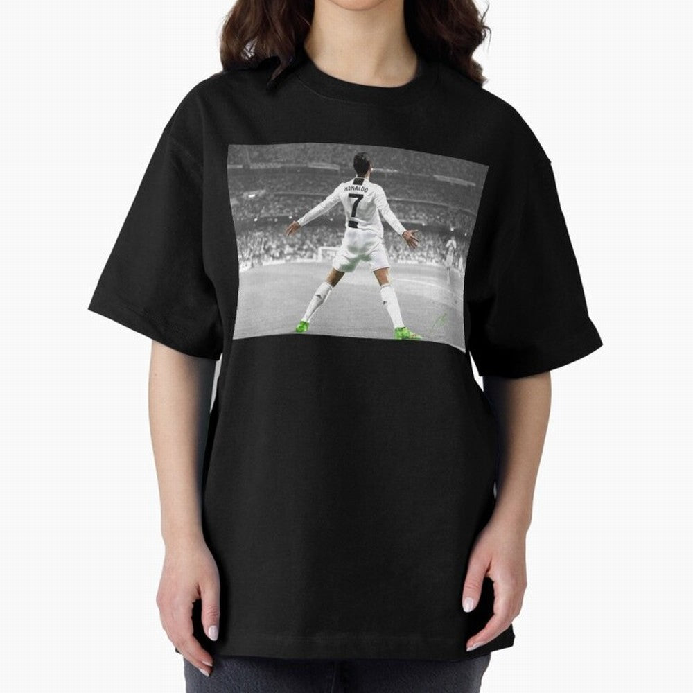 Cristiano Ronaldo Oversized T-Shirt Represent Fans Who Live for FIFA World Cup 2026 USA Canada Mexico Spirit, Celebrating England, France and Netherlands, Cristiano Ronaldo, Haaland and CR7, Fan Favorite Moments, National Team Passion, Big Match