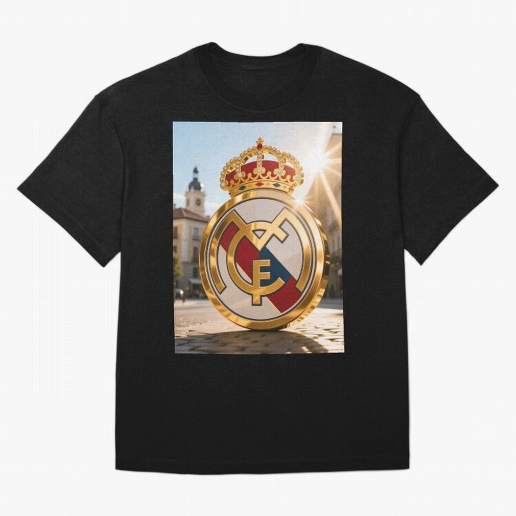 Plaza Sol Real Madrid Oversized T-Shirt Fuel the FIFA World Cup 2026 Journey through Neymar Highlights, Brazil, Portugal and Argentina Pride, Sports Nostalgia, International Competition, Famous Players and Unforgettable Victories; Made for