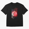 Ronaldo Illustration 003 Oversized T-Shirt Represent Fans Who Live for Match Day Hype around FIFA World Cup 2026 Group Stage, Messi, CR7 and Mbappe, Portugal, Spain and Germany, Champion Mindset, Group Stage Buzz, Knockout Tension and Passionate