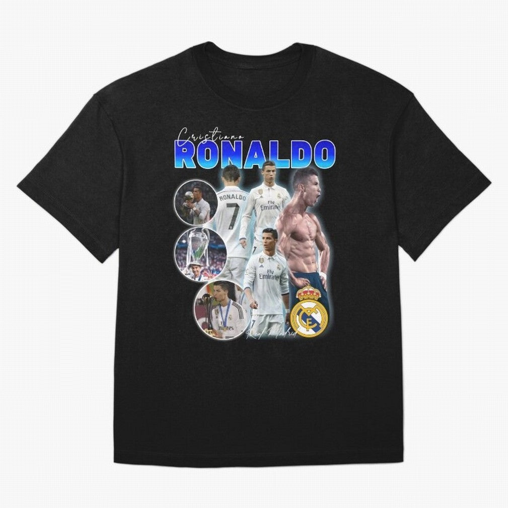 Cristiano Ronaldo Bootleg Oversized T-Shirt Celebrate Global Passion for FIFA World Cup 2026 Group Stage Featuring Neymar, Argentina and Brazil Energy, Stadium Memories, Football Loyalty, International Chants and Championship Tradition; Perfect for