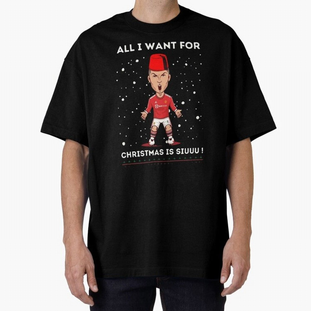 christmas next day delivery Oversized T-Shirt Show Your Love for FIFA World Cup 2026 Spirit, Inspired by Brazil, Cristiano Ronaldo, Haaland and CR7, Match Day Excitement, Supporter Culture, Golden Goals and Global Football Passion; Made for