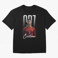 Cristiano Ronaldo Oversized T-Shirt Bring a Vintage Feel to FIFA World Cup 2026 USA Canada Mexico Driven by Mbappe and Neymar, Argentina, France and Brazil Energy, Global Supporter Spirit, Legendary Goals, National Colors and Tournament