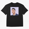 Cristiano Ronaldo Oversized T-Shirt Honor the Beautiful Game during FIFA World Cup 2026 for Fans of Messi and England, Bringing Soccer Culture, Superstar Moments, National Team Dreams and Competitive Fire; Perfect for Fans, Collectors, Family