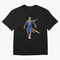 Ronaldo Superhero Oversized T-Shirt Carry the Dream of FIFA World Cup 2026 Spirit, Capturing Spain, Messi, Sports Nostalgia, International Competition, Famous Players and Unforgettable Victories; Created for Match Day Parties, Soccer Gifts, Fan