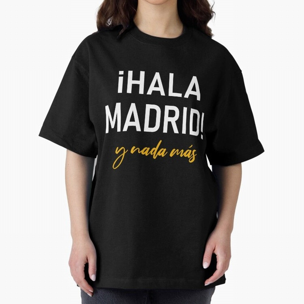 Hala Madrid Oversized T-Shirt Stand with the FIFA World Cup 2026 USA Canada Mexico Journey through Messi, Neymar and Mbappe Highlights, Netherlands Pride, Tournament Hype, Historic Matchups, Family Viewing Parties and Global Sports Pride; Great for