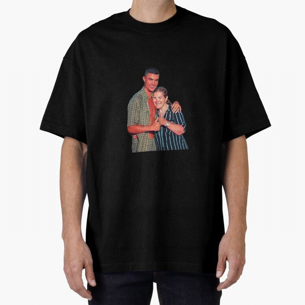 its criis with his mother Oversized T-Shirt Follow the Road to Match Day Hype around FIFA World Cup 2026 USA Canada Mexico, Neymar, France and Portugal, Supporter Pride, Iconic Celebrations, Legendary Names and Global Match Day Energy; Ideal for